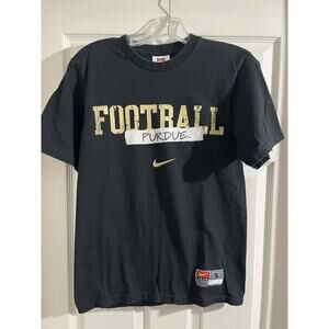 Vtg/Y2K Team Nike Purdue Football Shirt Sz S College NCAA